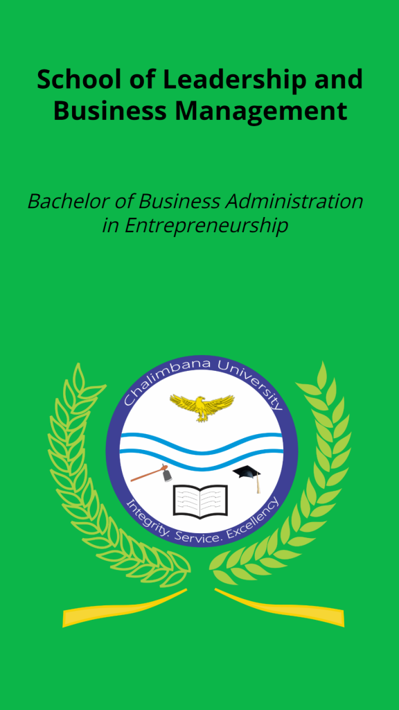 Bachelor of Business Administration in Entrepreneurship