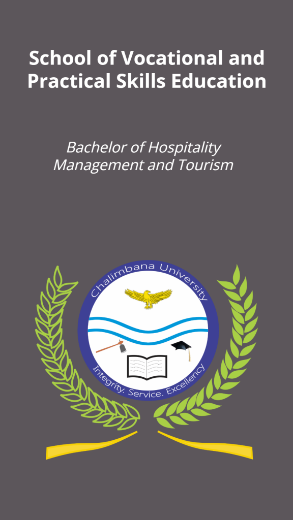 Bachelor of Hospitality Management and Tourism