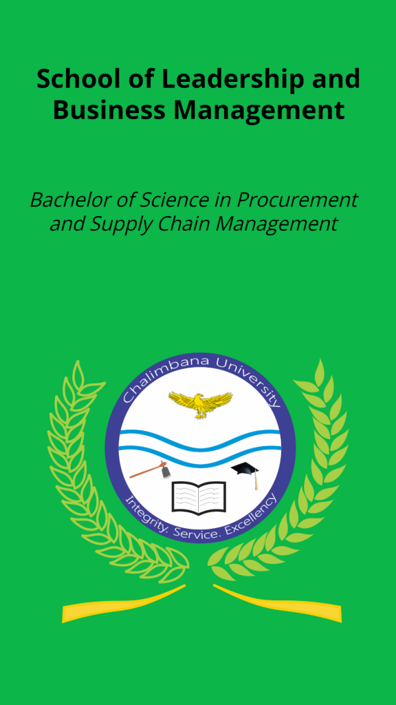 Bachelor of Science in Procurement and Supply Chain Management